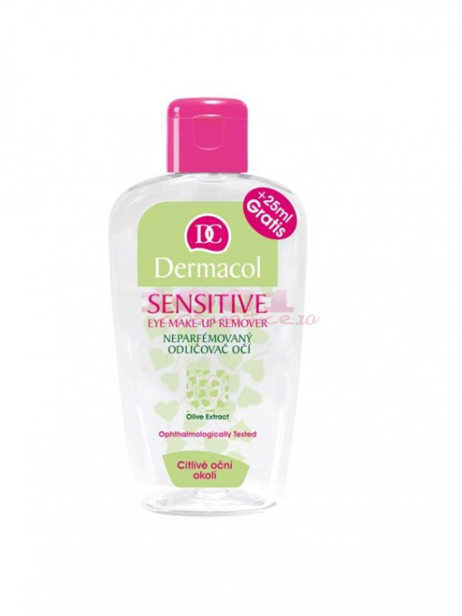 Dermacol sensitive eye make up remover demachiant pentru ochi sensibili 1 - 1001cosmetice.ro