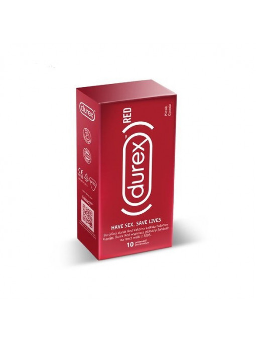 Corp, durex | Durex red classic prezervative set 10 bucati | 1001cosmetice.ro