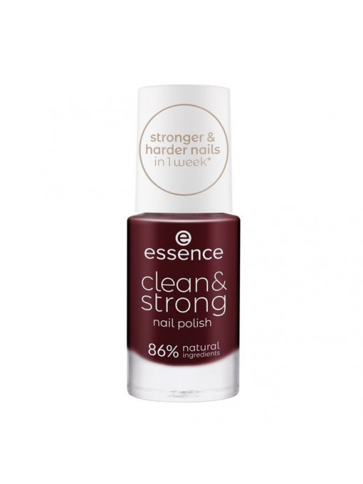 Essence clean & strong nail polish lac de unghii intaritor vibrant magma 06 1 - 1001cosmetice.ro