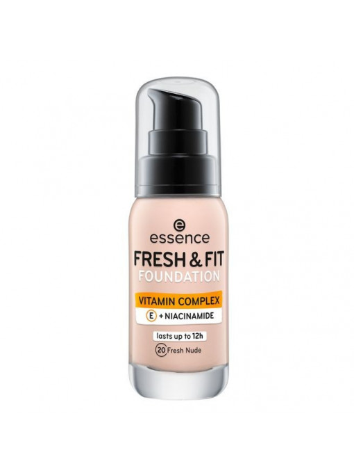 Fond de ten, essence | Essence fresh & fit foundation fond de ten fresh nude 20 | 1001cosmetice.ro