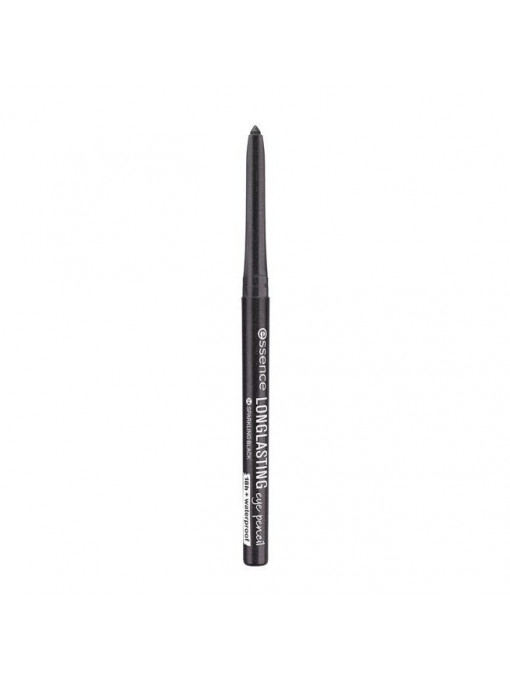 Essence long lasting creion de ochi retractabil sparkling black 34 1 - 1001cosmetice.ro