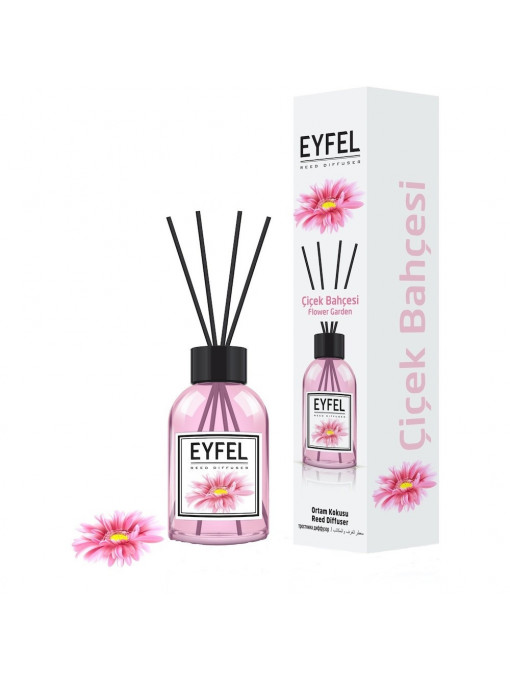 Eyfel reed diffuser odorizant betisoare pentru camera cu miros de gradina cu flori 1 - 1001cosmetice.ro