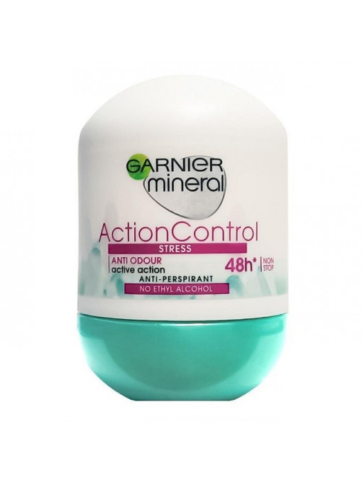 Garnier mineral action control stress 48h antiperspirant roll on 1 - 1001cosmetice.ro