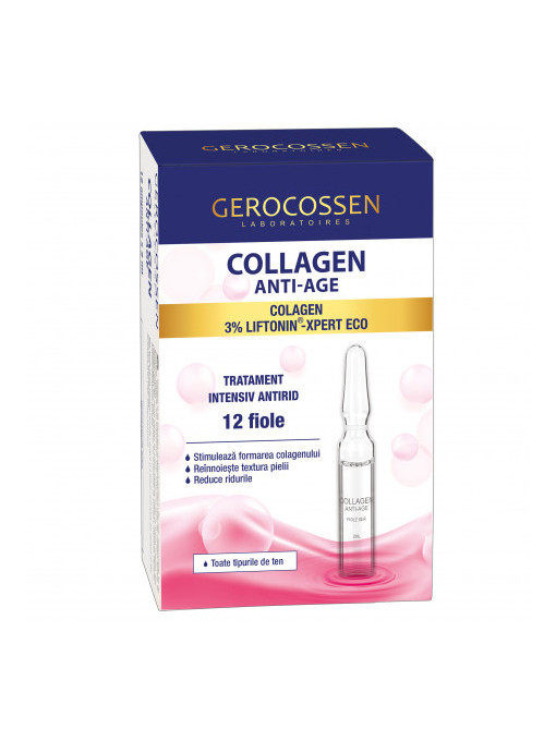 Ingrijirea tenului, gerocossen | Gerocosen collagen anti age fiole cu ser antirid | 1001cosmetice.ro