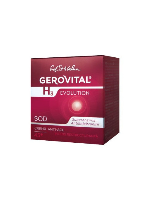 Creme fata, gerovital | Gerovital h3 evolution crema anti-age intens restructuranta | 1001cosmetice.ro