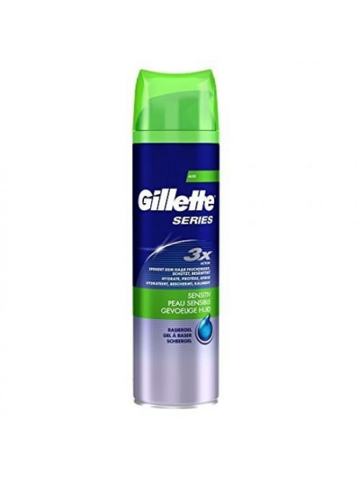 Gel de ras &amp; aparate, gillette | Gillette series sensitive gel de ras | 1001cosmetice.ro