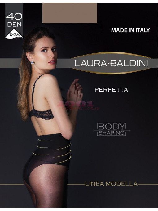 Laura baldini colectia linea modella perfetta body shaping 40 den culoarea piciorului 1 - 1001cosmetice.ro