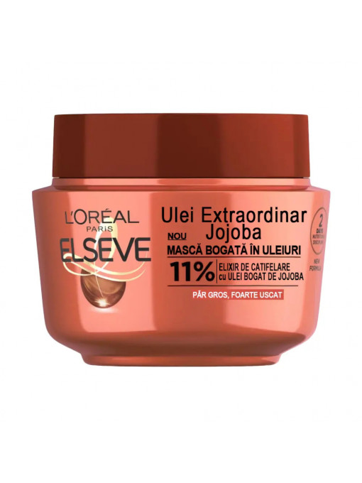 Tratament &amp; masti | Loreal elseve masca nutritie intensa cu ulei pretios din jojoba pentru par gros si foarte uscat | 1001cosmetice.ro