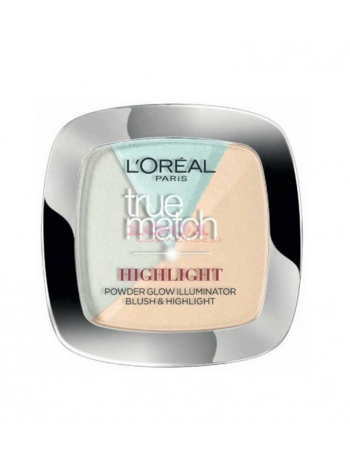 Make-up | Loreal true match highlighter iluminator 302.r/c icy glow | 1001cosmetice.ro