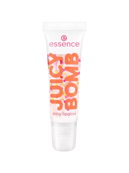 Gloss | Luciu de buze stralucitor juicy bomb party strawberry sprinkles 05 essence | 1001cosmetice.ro