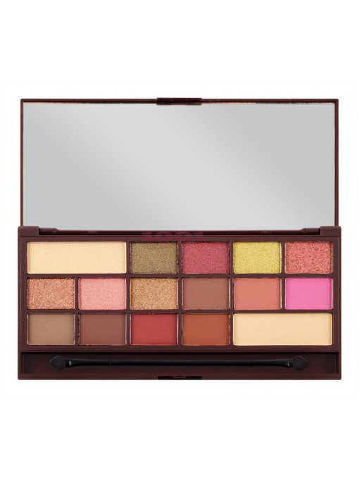 Truse make-up, makeup revolution | Makeup revolution chocolate rose gold eyeshadow paleta de farduri | 1001cosmetice.ro