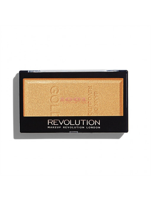 Makeup revolution ingot highlighter gold 1 - 1001cosmetice.ro