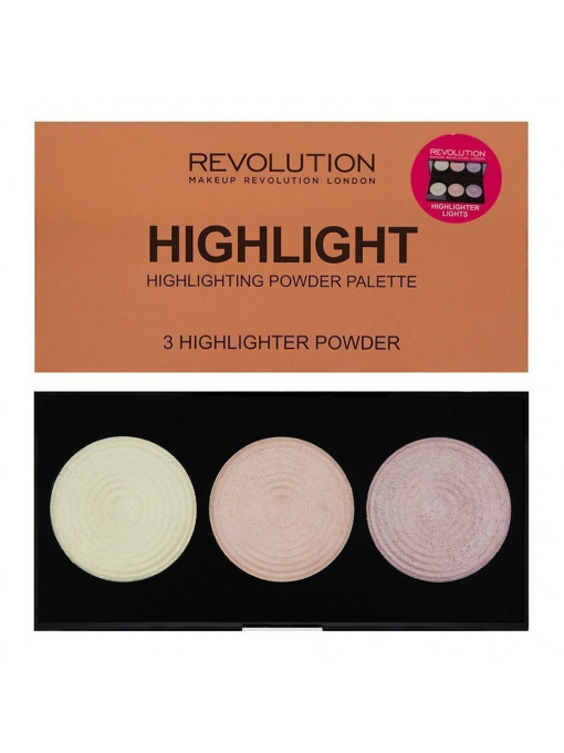Makeup revolution london highlighter palette highlight 1 - 1001cosmetice.ro