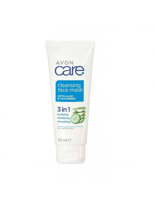 Masca de fata pentru curatare 3-in-1 cu aloe si castravete AVON, 75 ml