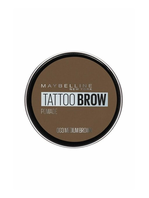 Machiaj sprancene, maybelline | Maybelline tattoo brow waterproof pomada pentru sprancene medium brown 03 | 1001cosmetice.ro