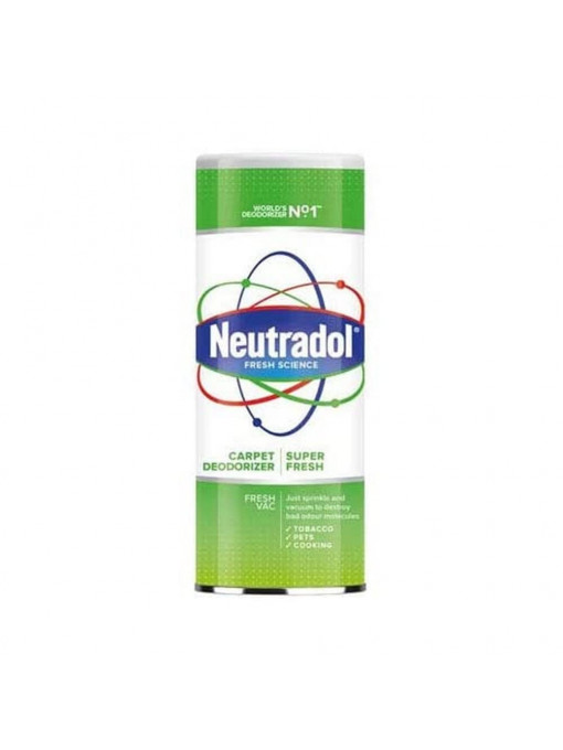 Odorizante camera, neutradol | Neutralizator de miros pentru covoare, pudra, super fresh, neutradol, 350 g | 1001cosmetice.ro