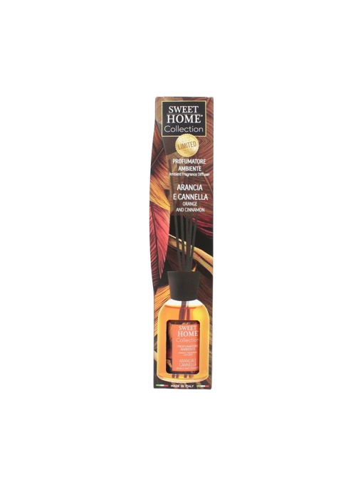 Odorizante camera, sweet home | Odorizant betisoare pentru camera miros de portocala si scortisoara sweet home 100 ml | 1001cosmetice.ro