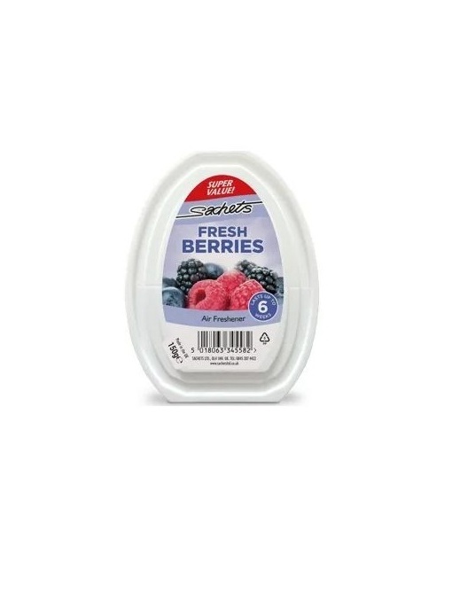 Curatenie | Odorizant de camera sub forma de gel, fresh berries sachets,150 g | 1001cosmetice.ro