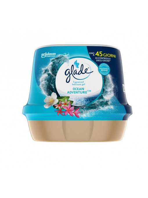 Baie, glade | Odorizant gel pentru baie,ocean adventure, glade, 180 g | 1001cosmetice.ro