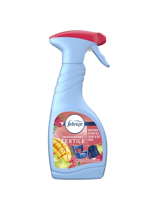 Odorizant spray pentru textile Fructe Exotice Lenor Febreze, 500 ml