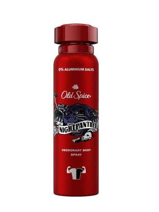 Old spice night panther deodorant body spray 1 - 1001cosmetice.ro