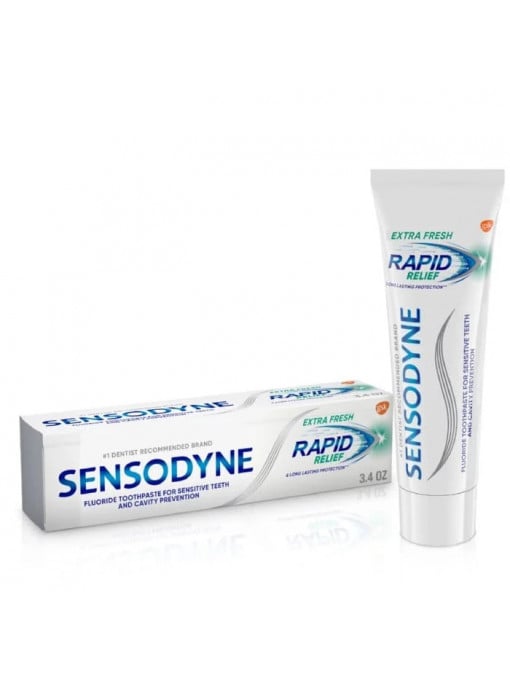Sensodyne | Pasta de dinti extra fresh rapide action sensodyne, 75 ml | 1001cosmetice.ro