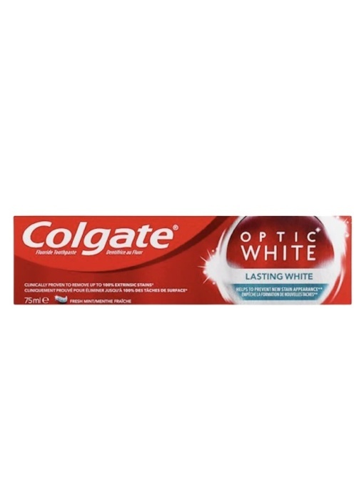 Pasta de dinti, Optic White Lasting White, Colgate, 75 ml