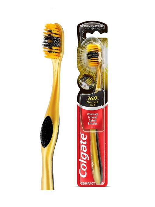 [Periuta de dinti 360 ° charcoal gold slim soft colgate - 1001cosmetice.ro] [1]