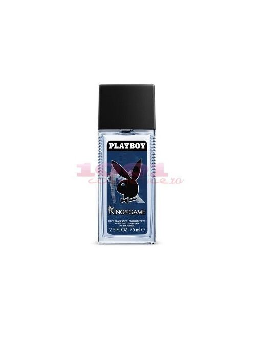 Playboy king of the game deodorant spray de corp pentru el 1 - 1001cosmetice.ro