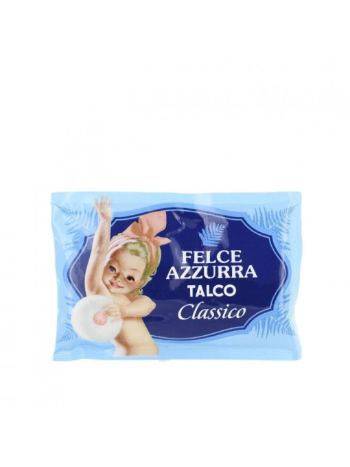 Pudra de talc pentru corp Classico, Felce Azzurra, 100 g