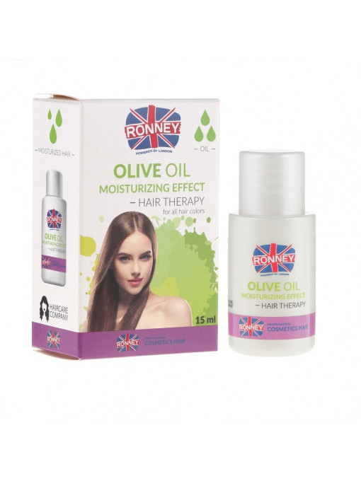 Ronney olive oil moisturizing pentru parul uscat si deteriorat 1 - 1001cosmetice.ro
