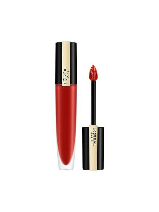 Loreal | Ruj matte rouge signature i am worth it 115 loreal | 1001cosmetice.ro