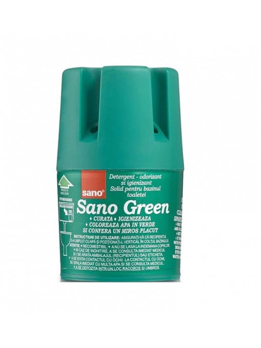 Pardoseli | Sano green odorizant si igienizant pentru bazinul toaletei | 1001cosmetice.ro