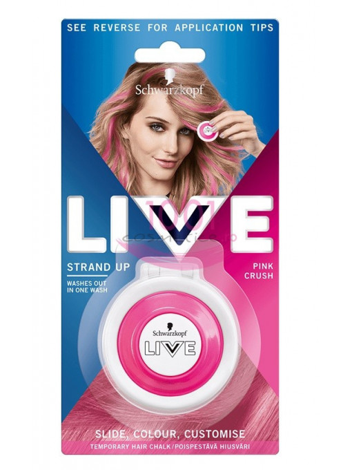 [Schwarkopf live creta pentru colorat temporar parul pink crush - 1001cosmetice.ro] [1]