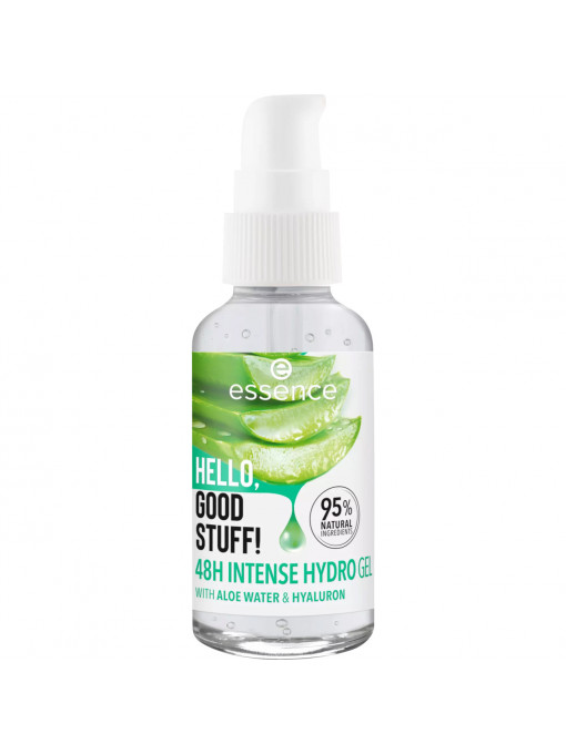 Ser de față cu aloe vera hello, good stuff! 48h intense hydro gel essence, 30 ml 1 - 1001cosmetice.ro