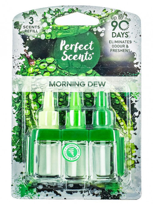 Odorizante camera, ambi pur | Set 3 rezerve morning dew, perfect scents/ambi pur, 20 ml | 1001cosmetice.ro