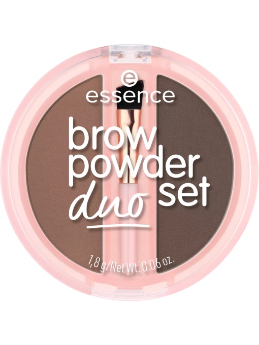 Promotii | Set duo cu pudra de sprancene medium 02, essence | 1001cosmetice.ro