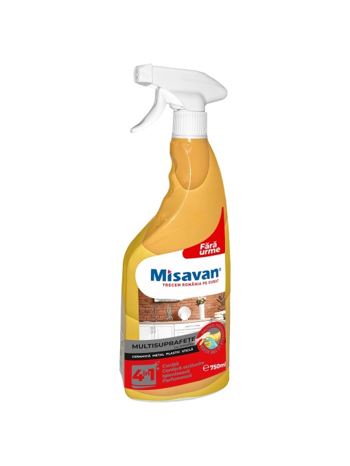 Promotii | Solutie multifunctională cu amoniac, 4‑in‑1, misavan 750 ml | 1001cosmetice.ro