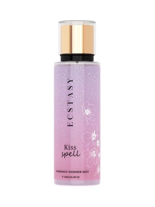 Spray &amp; stick dama | Spray de corp cu sclipici kiss spell ecstasy, 250 ml | 1001cosmetice.ro