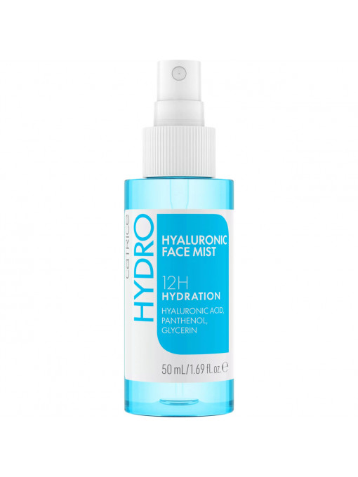 Fixing makeup spray | Spray de fata hydro hyaluronic face mist catrice, 50 ml | 1001cosmetice.ro