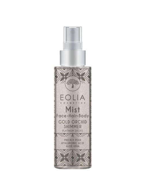 Parfumuri dama | Spray stralucitor de fata, par si corp cu acid hialuronic si orhidee platinum drops eolia cosmetics, 150ml | 1001cosmetice.ro