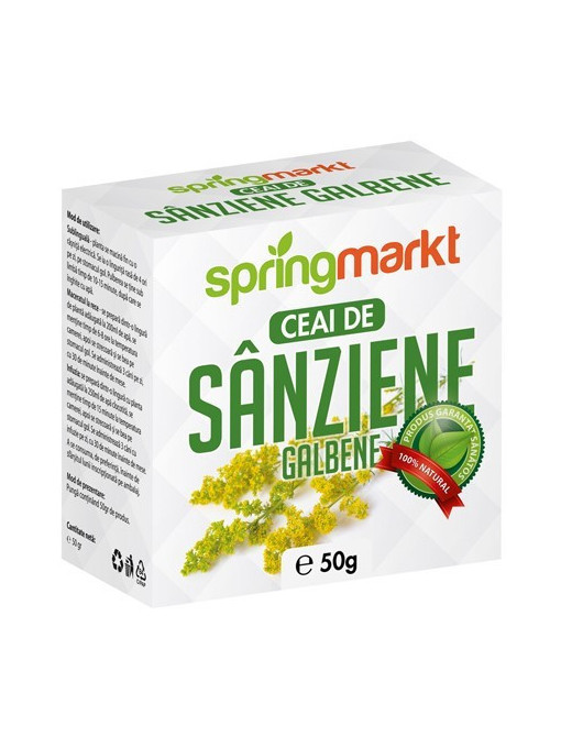 Suplimente &amp; produse bio | Springmarkt ceai sanziene galbene | 1001cosmetice.ro