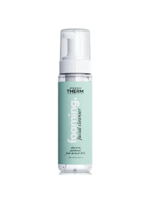 Ten, synergy therm cosmetics | Spuma de curatare ten foaming facial cleanser cu aloe vera si panthenol synergy therm, 250 ml | 1001cosmetice.ro