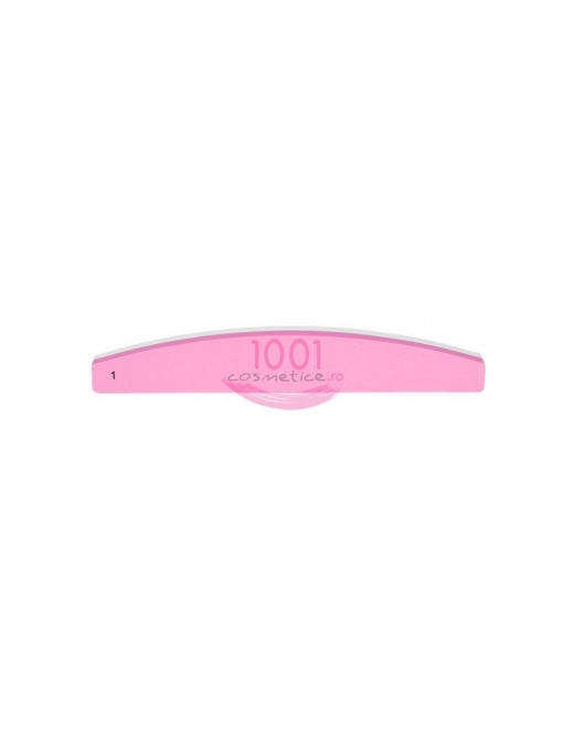 Pile unghii | Tools for beauty 2 way nail pink granulatie 100/180 buffer pentru unghii | 1001cosmetice.ro