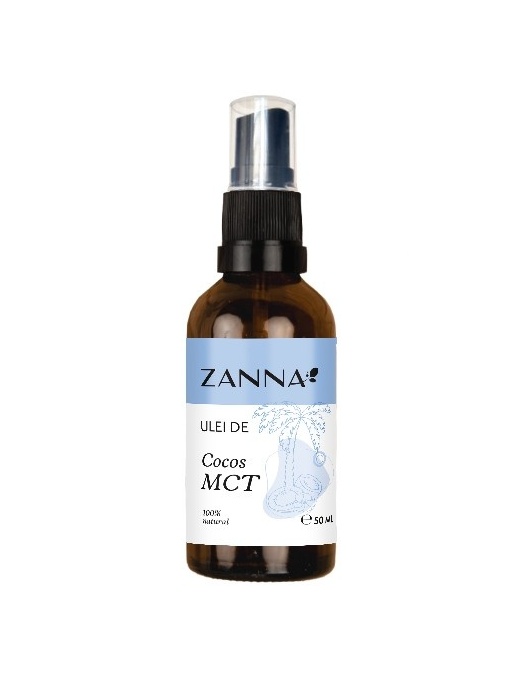 Corp | Ulei de cocos mct cu pompita zanna, 50 ml | 1001cosmetice.ro