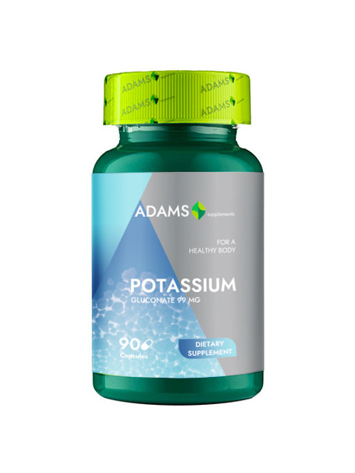 Adams potassium gluconate de potasium 99 tablete 90 1 - 1001cosmetice.ro