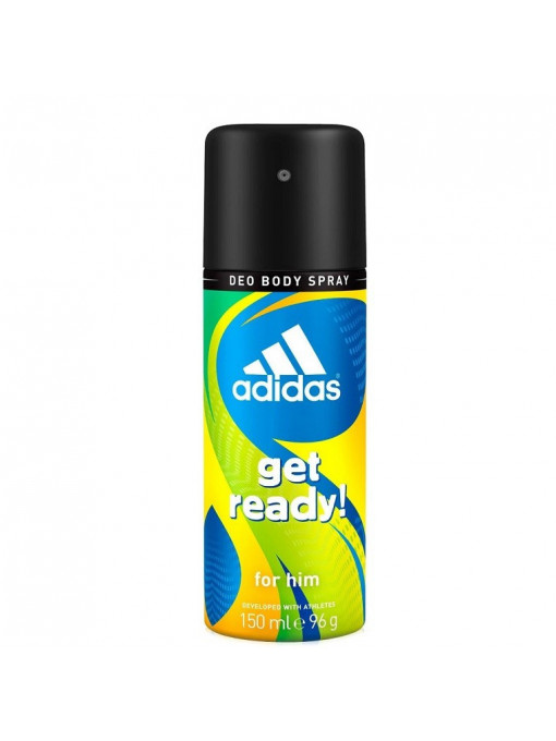 Spray &amp; stick barbati, adidas | Adidas get redy! deo body spray | 1001cosmetice.ro
