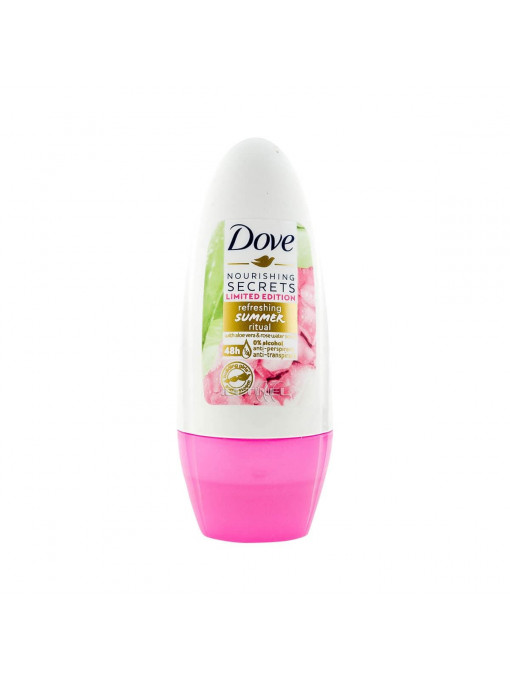 Dove | Anti-perspirant roll-on, 48h refreshing summer ritual, dove, 50 ml | 1001cosmetice.ro
