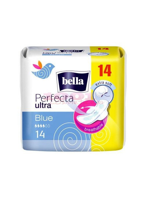 Bella perfecta ultra blue absorbante 14 bucati 1 - 1001cosmetice.ro