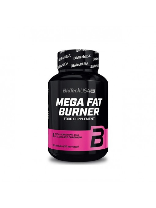 Silueta &amp; fitness | Biotech usa mega fat burner food supplement supliment alimentar pentru slabit 90 capsule | 1001cosmetice.ro